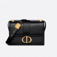 Dior Small 30 Montaigne Bag Black Calfskin