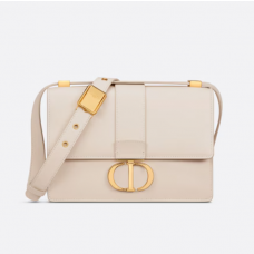 Dior Small 30 Montaigne Bag Dusty Ivory Calfskin
